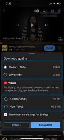 Choose-the-Quality-of-the-video-for-download