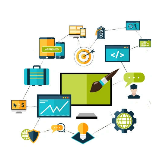 Website Development services illustration