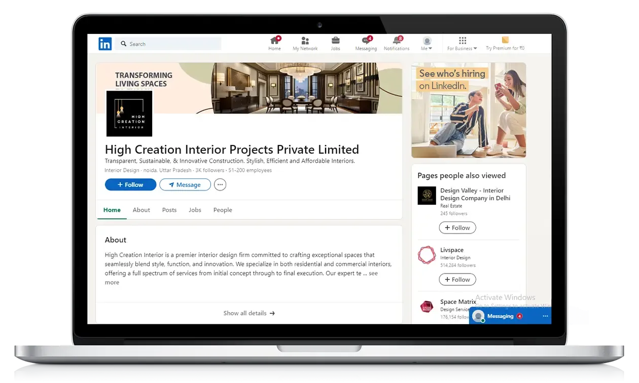 High Creation Interior Projects