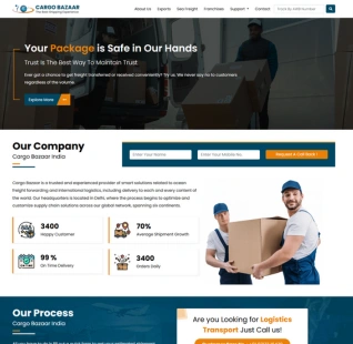 Cargo Bazaar India Website Development Case Study